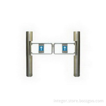ISG-312 Auto Double Swing Barrier Gate Tubular Barrier Gates Anti-strike  Turnstiles for Supermarket or Shopping mall